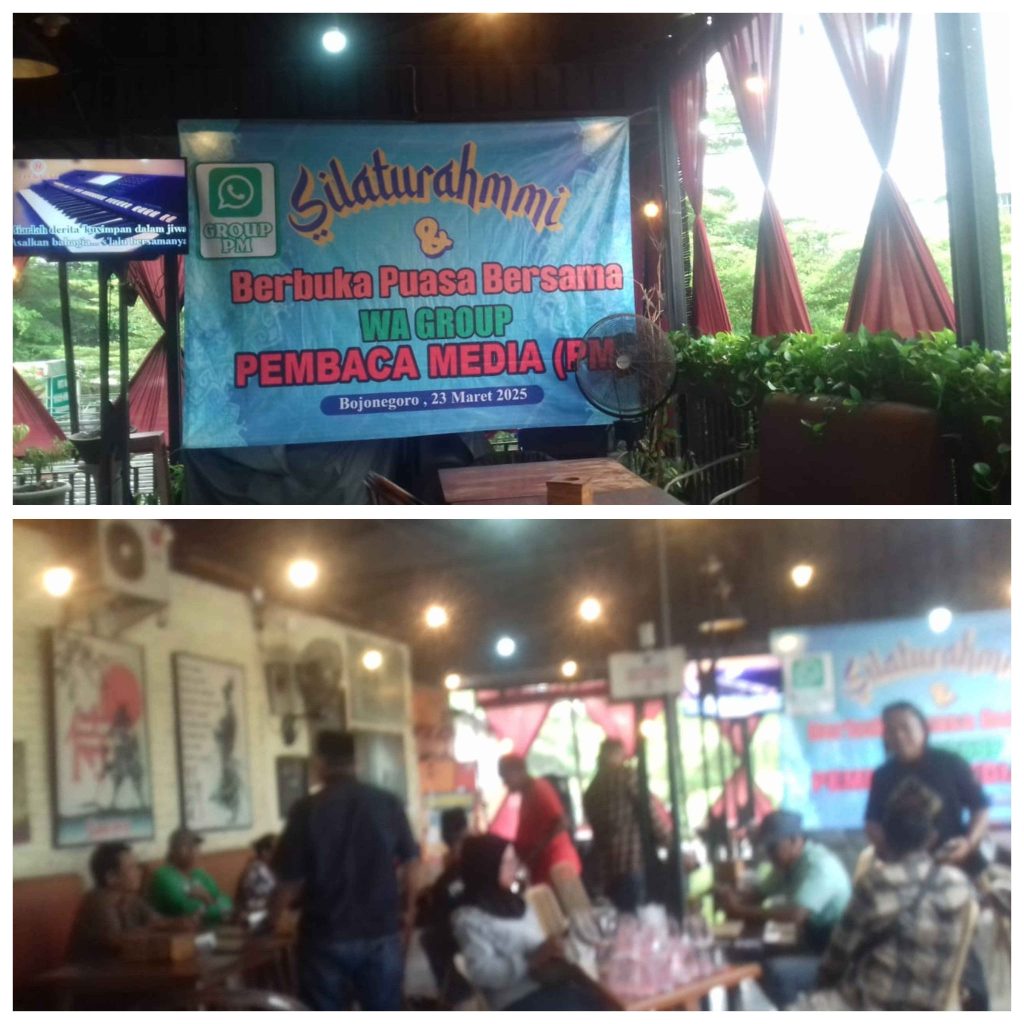 GROUP WA PM Pembaca media, adakan Silaturohmi & berbuka puasa bersama.
