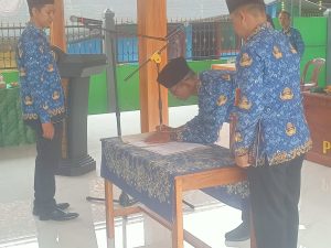 Pejabat Kepala Desa Miyono Kecamatan Sekar Kabupaten Bojonegoro resmi dilantik.