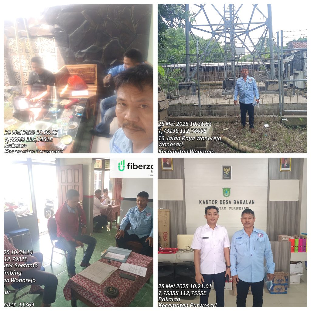 Ketua Dpw Progib jatim Penuh semangat sosialisasikan internet gratis 3 tahun provider Fiberzone di Pasuruan
