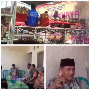 Sedekah Bumi di Desa Sumberbanjar, Kec Bluluk, Lamongan berlangsung meriah.