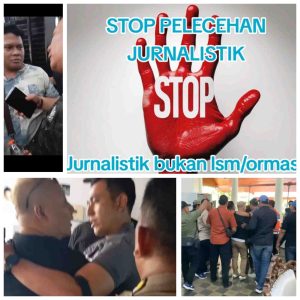 Awak Media Didorong, Dilarang Pengambilan Liputan, Dipiting, Ditantang Diajak Duel oleh Oknum Pengamanan Wabup Sidoarjo Saat Liputan di Pendopo Kab.Sidoarjo