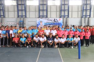 Kapolres Bojonegoro Resmi Buka Kejuaraan Bola Voli Dalam Rangka Hari Bhayangkara ke-79