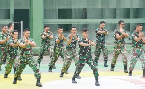 Prajurit Kodim Bojonegoro Gelar Latihan Pencak Silat Militer