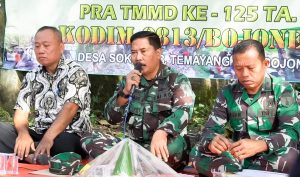 Pra- TMMD ke- 125 Bojonegoro di Desa Soko Temayang Telah Dimulai