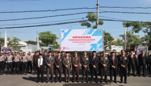 Forkopimda Hadiri Upacara Hari Bhayangkara ke-79 di Polres Bojonegoro